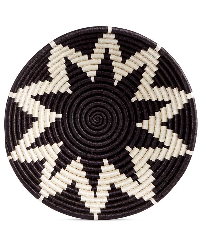 Rwanda Raffia and Sweet Grass Albedo Basket Macy's