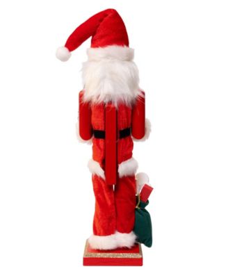 Delightful 15" Santa with Gifts and Tree Nutcracker