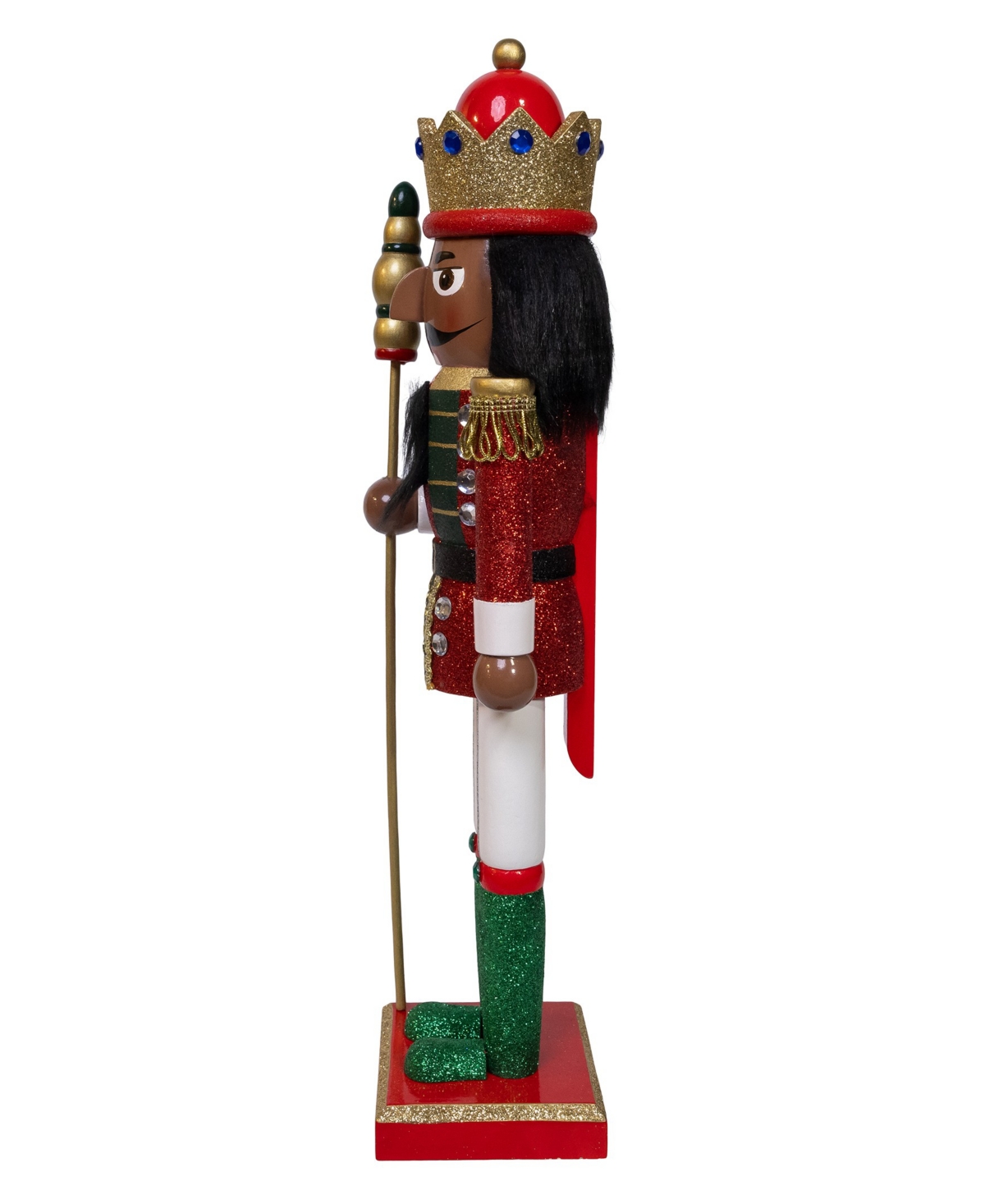 Kurt Adler 15-inch African American Nutcracker King In Multi