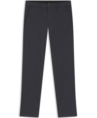 Men's Patterned Stretch Fabric Slim-Fit Pants