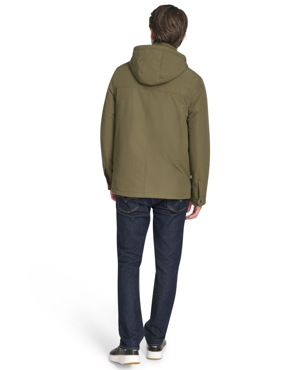 Cole Haan Men's Cotton-touch Nylon Field Jacket In Green