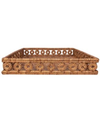 Artifacts Trading Company Rattan Square Tray – Inna Design Serveware
