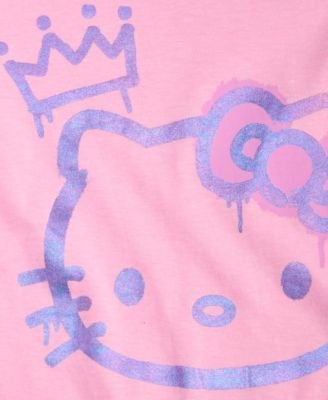 Girls 5-20 Hello Kitty Spray Paint Long-Sleeve T-Shirt, Macy's Exclusive