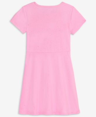Girls 5-20 Sparkle Short-Sleeve Dress, Macy's Exclusive