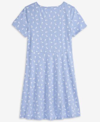Girls 5-20 Ditsy Floral-Print Dress, Macy's Exclusive