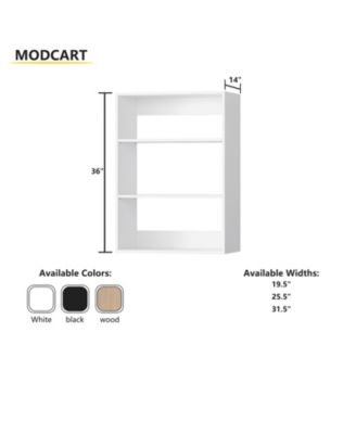 Short Tower Wood Built In Closet Organizer Unit, Wood Closet Organizer Starter Kit, Mounted Closet Systems