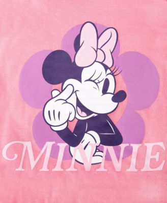 Girls Toddler 2T-4T Flower Minnie Long-Sleeve T-Shirt, Macy's Exclusive