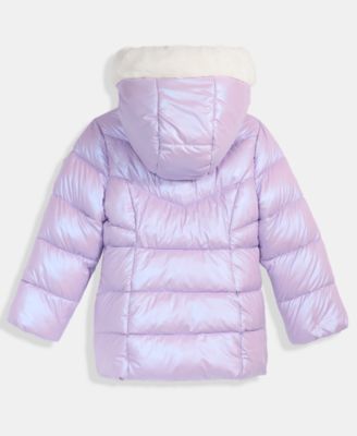 Toddler and Little Girls Stadium Puffer Jacket