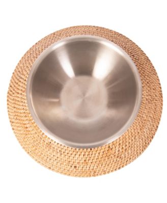 Pet Bowl with Removable Stainless Steel Bowl