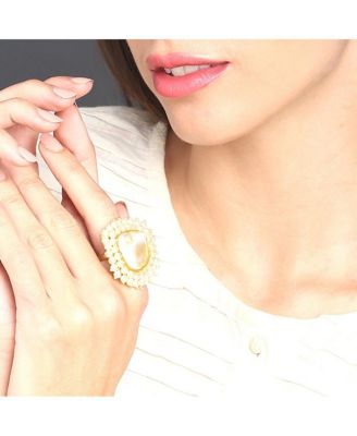 Women's Cluster Stone Statement Ring