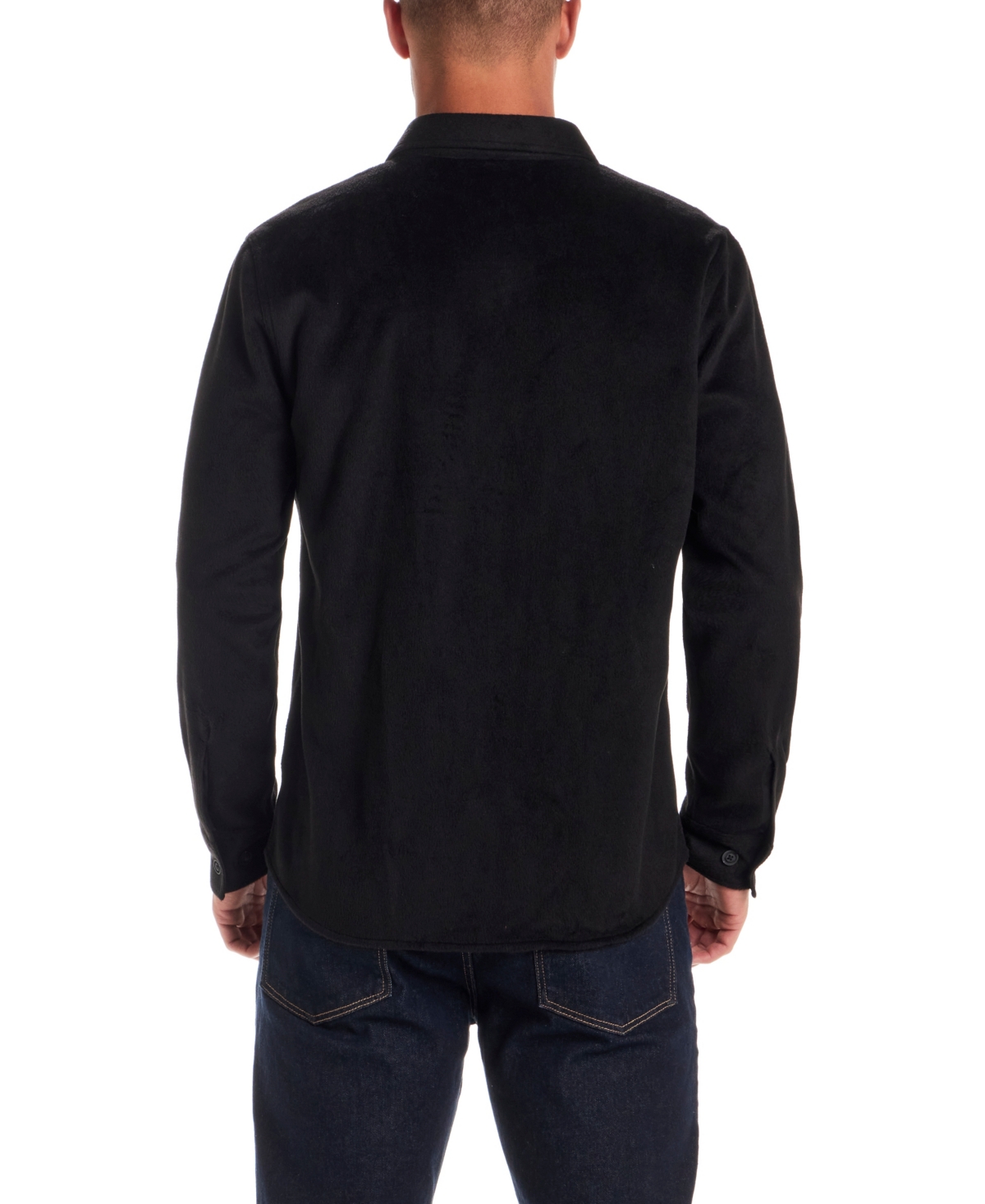 Vintage & Black Men's Long Sleeve Shirt Jacket