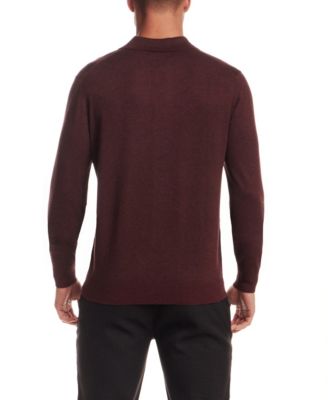 Men's Long-Sleeve Polo Sweater