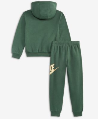 Boys' 4-7 Club Fleece Logo Long-Sleeve Hoodie and Sweatpants, 2-Piece Set