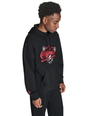 Men's Coca Cola Logo Hooded Sweatshirt