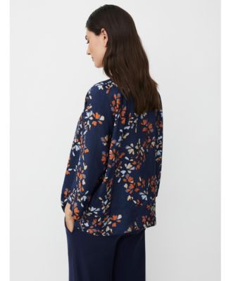 Women's MaBenika 3/4 Sleeve V-Neck Blouse