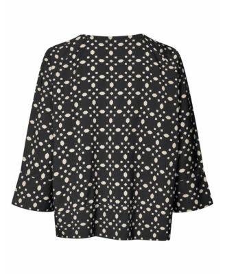 Women's MaBenika 3/4 Sleeve V-Neck Blouse