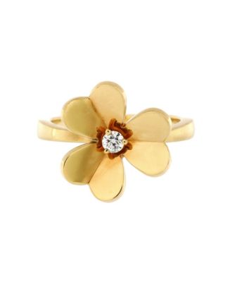 Pre-Owned Van Cleef Arpels Frivole Flower Ring Macy's