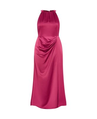 Plus Size Celina Halter Maxi Dress