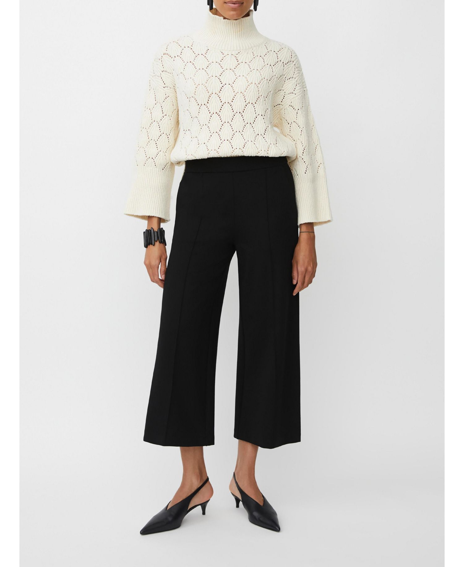 Women's MaPiana High Waisted Cropped Pants