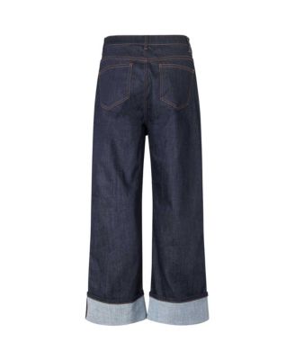 Women's MaPalvessa Loose Fit Turn Up Jeans