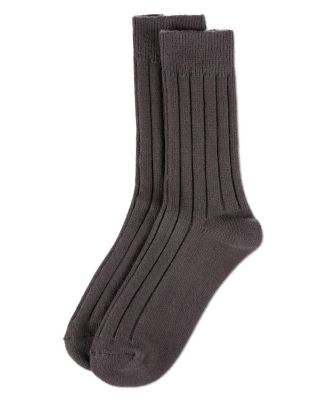 Women's Neutral Ribbed Knit Essential Boot Socks