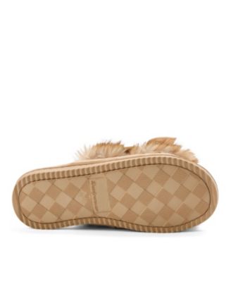 Women's Bianca Pile Slide Slipper with Bow