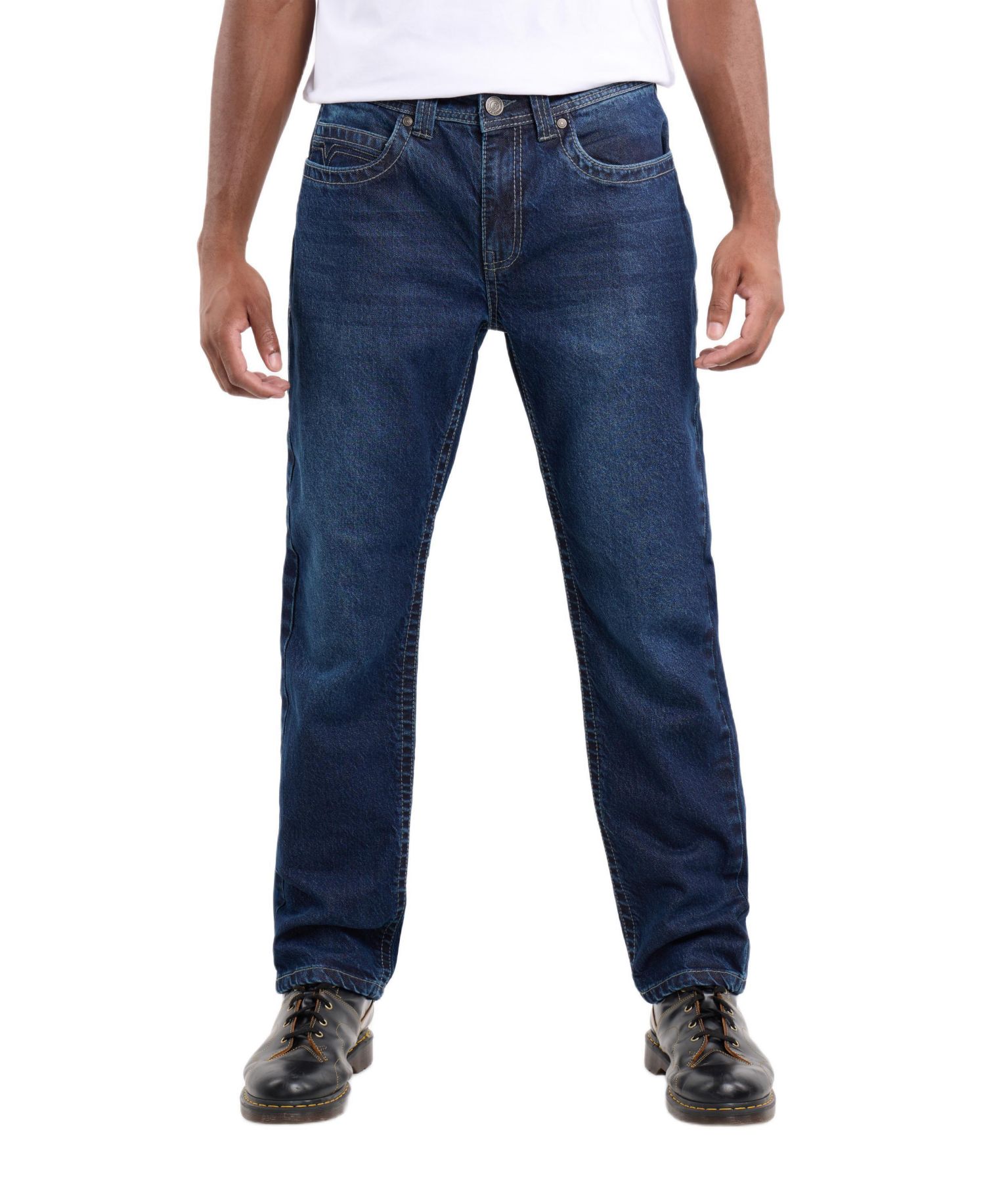 Men's Saddle Stitch Roman Fit Denim Jeans