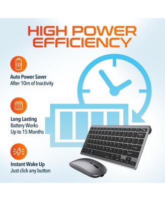 N35 Wireless Slim Keyboard & Mouse Combo (DKMKITMIN35-WB)