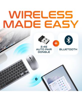 N35 Wireless Slim Keyboard & Mouse Combo (DKMKITMIN35-WB)