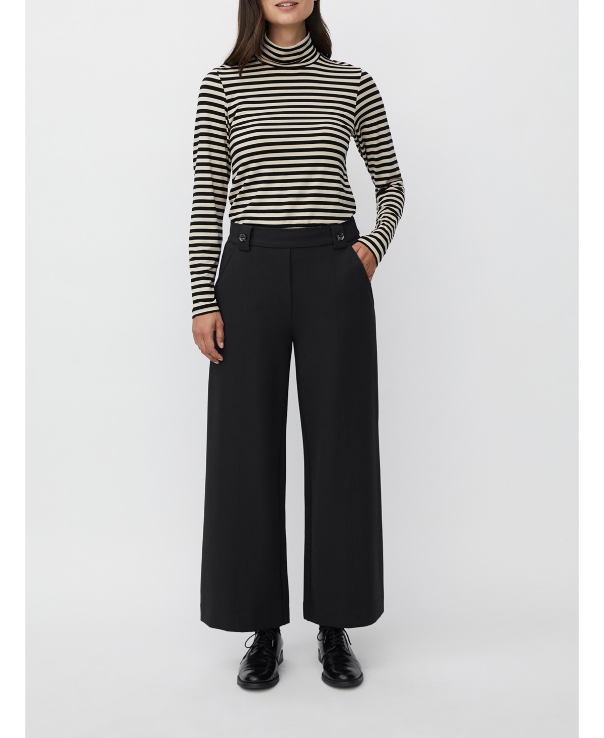 Masai Copenhagen Women's MaPaxora Cropped Wide Leg Pants