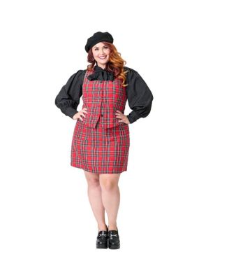 Plus Size A-Line Mini Skirt