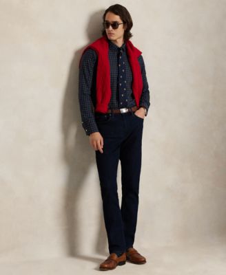 Men's Classic-Fit Plaid Twill Shirt