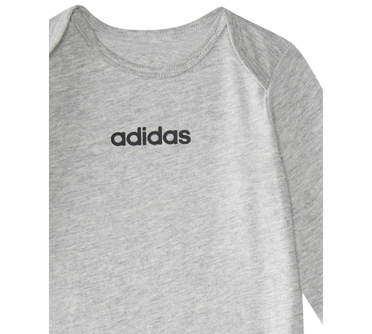 adidas Baby Boys 3-Piece Printed Long Sleeve Bodysuit, Short Bodysuit and Pants Set