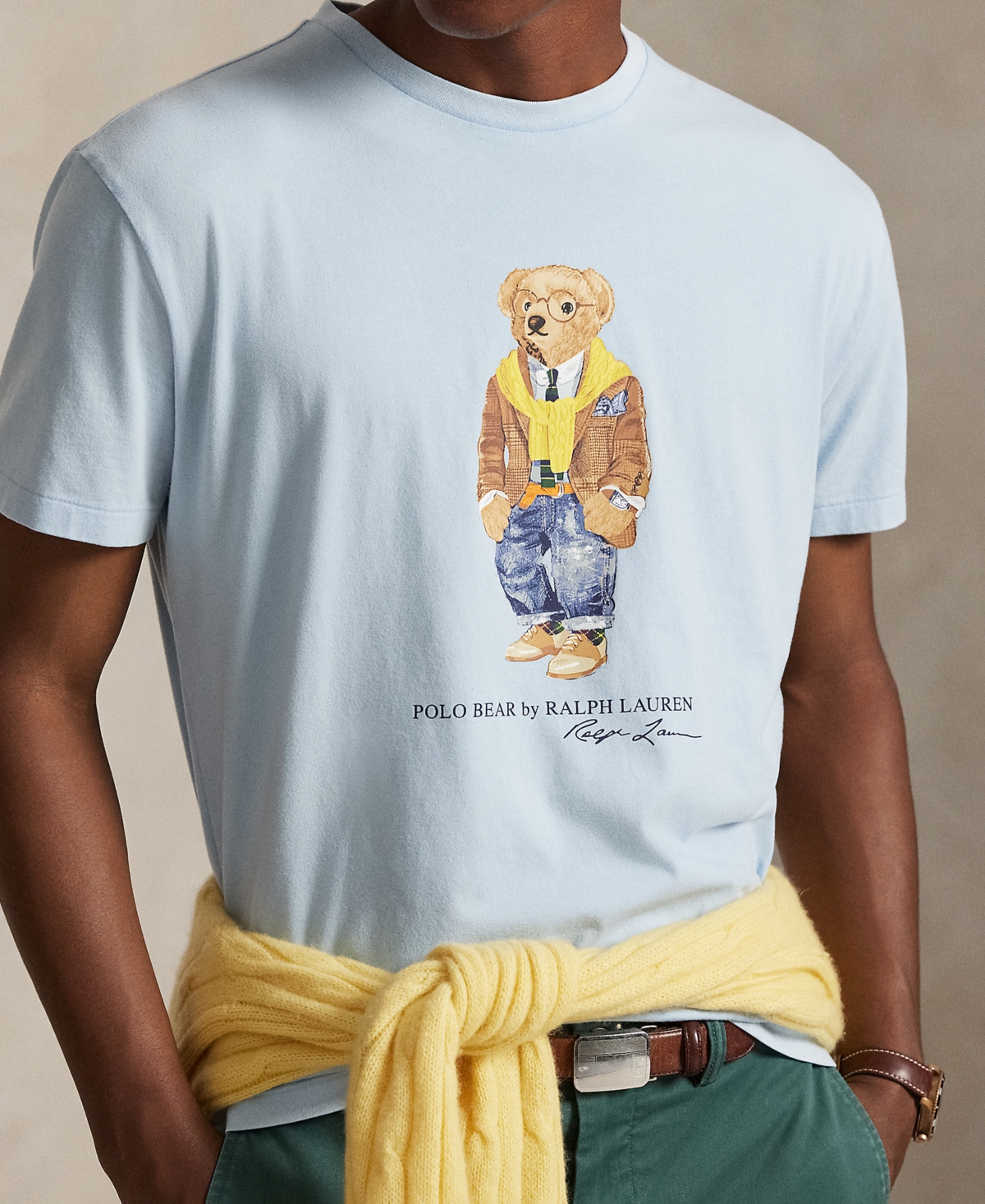 Polo Ralph Lauren Men's Classic Fit Bear Jersey T-Shirt