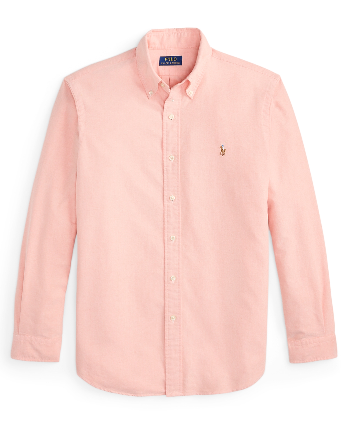 Polo Ralph Lauren Men's Classic Fit Long Sleeve Oxford Shirt In Orange