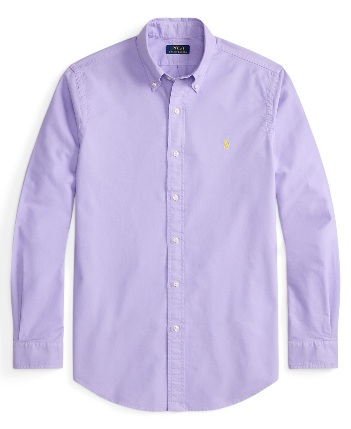 Polo Ralph Lauren Men's Garment-dyed Oxford Shirt In Purple