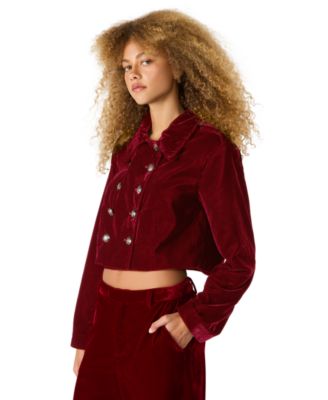 Women's Tonia Long Sleeve Velvet Blazer