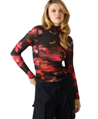 BB Dakota - Women's Taylor Mock Neck Ruched Top