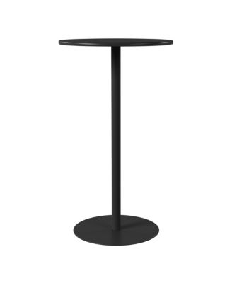 41.25" Adjustable Metal Round Bar Height Table