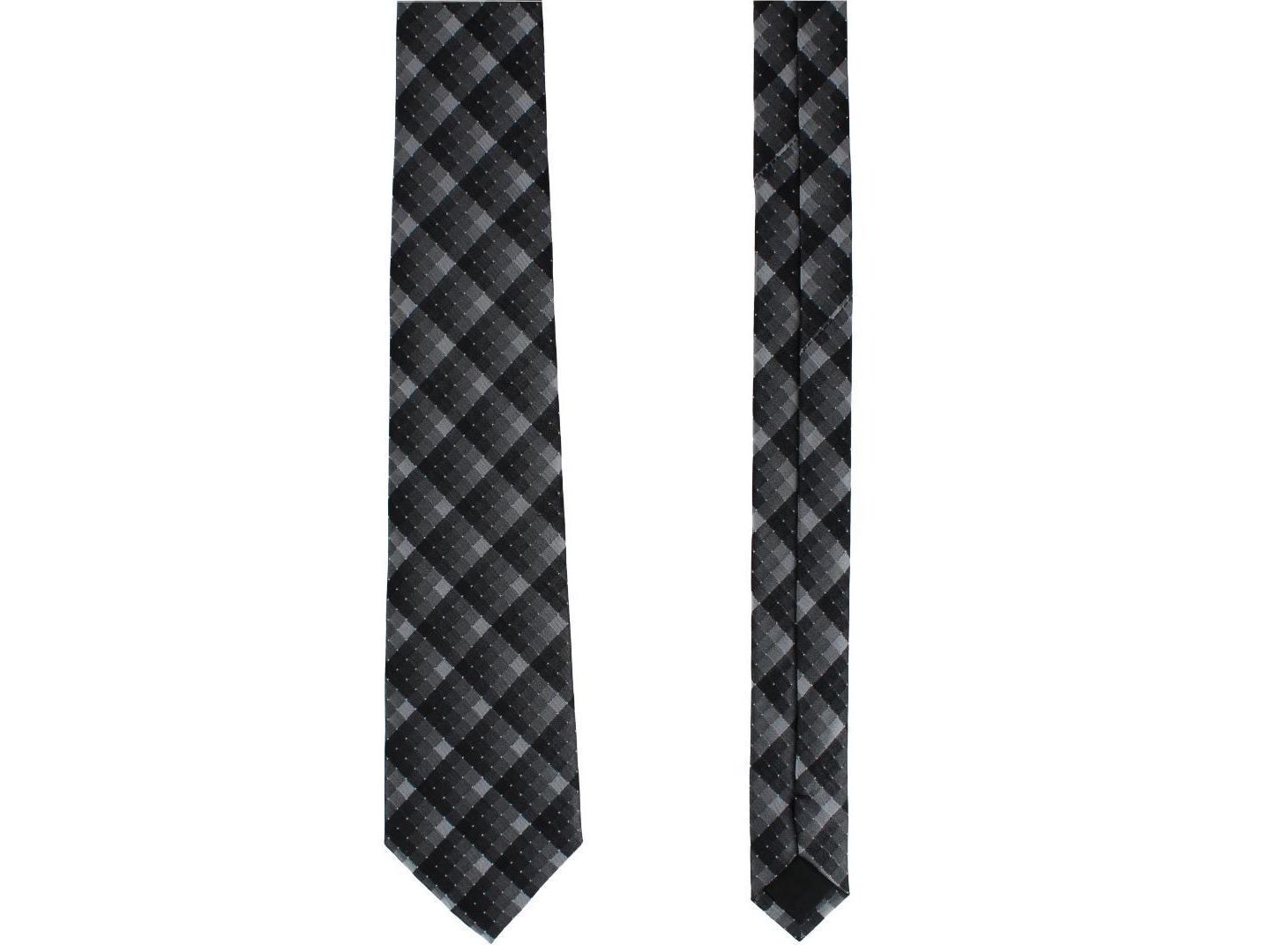 Мужской галстук TRAFALGAR Maestro's Melody Mayhem Muscial Note Novelty Silk Necktie, цвет: Чёрный — фото 3