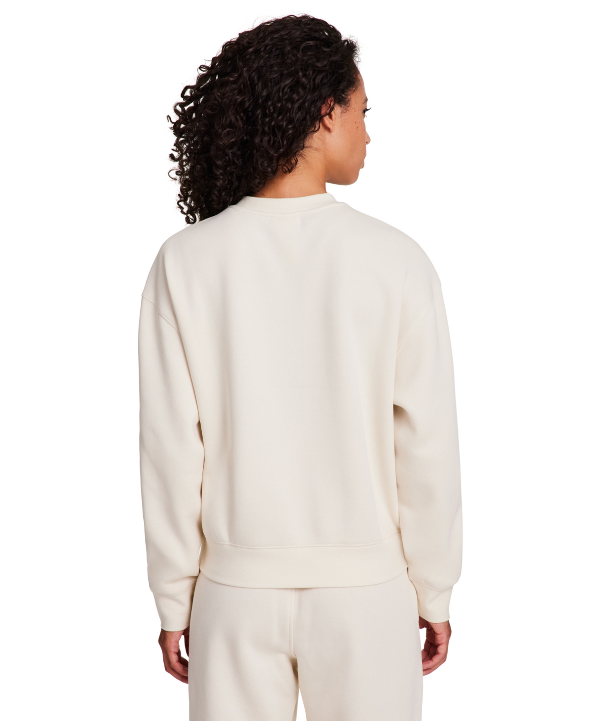 Reebok Women's New Heritage Varsity V-neck Sweatshirt In Neutral