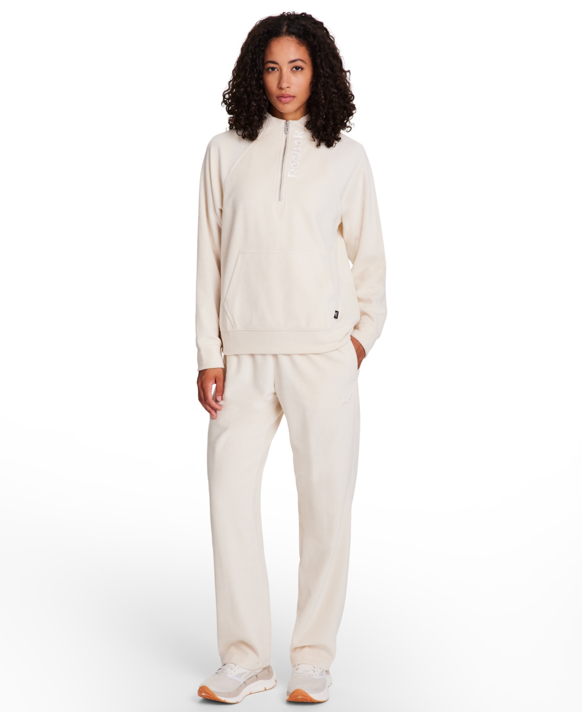 Reebok Women's New Heritage Velour Pants In White