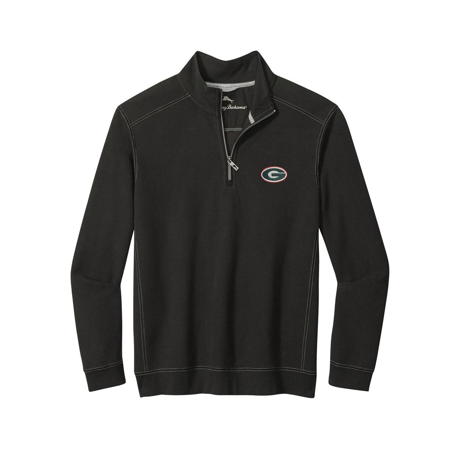 Men's Black Georgia Bulldogs Montego Bay Half-Zip Jacket