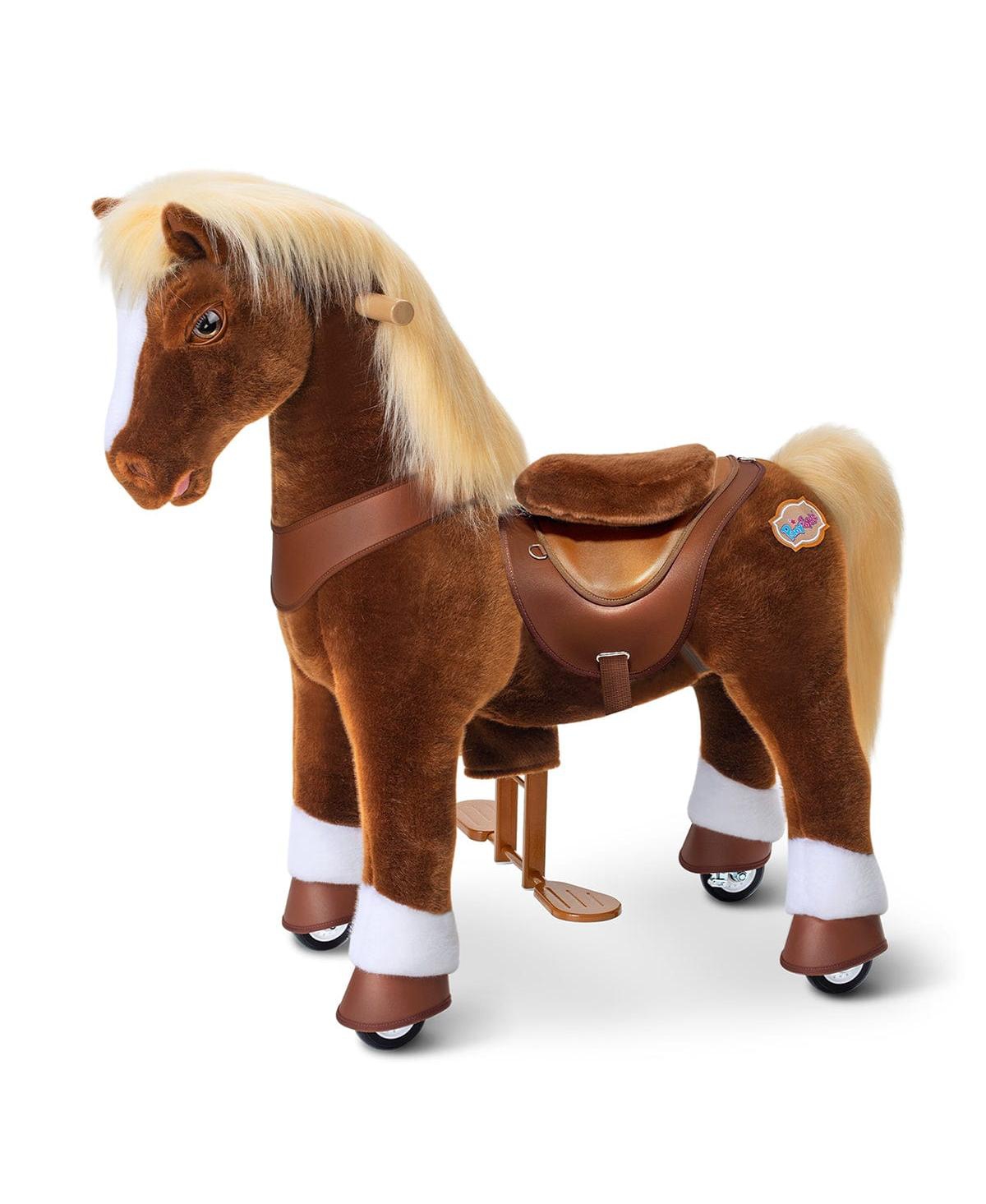 PonyCycle Model Y Brown Horse Rideable Toy for Age -4
