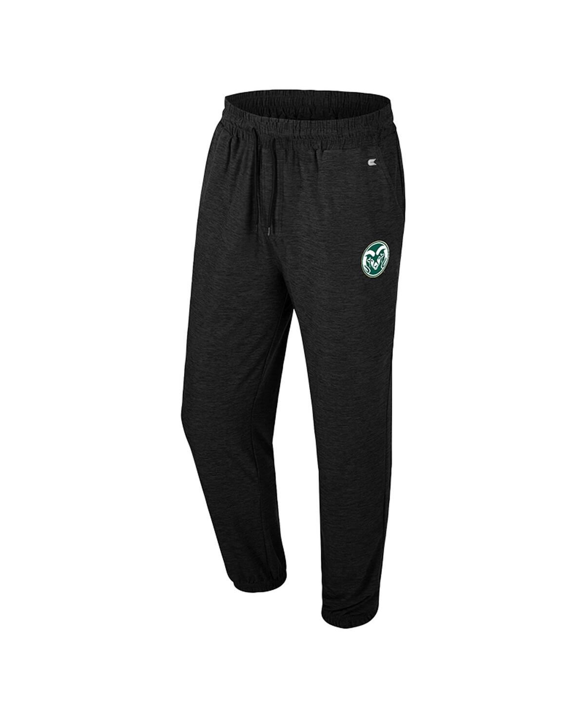 Colosseum Men's Black Colorado State Rams Revolution Jogger Pants In Black