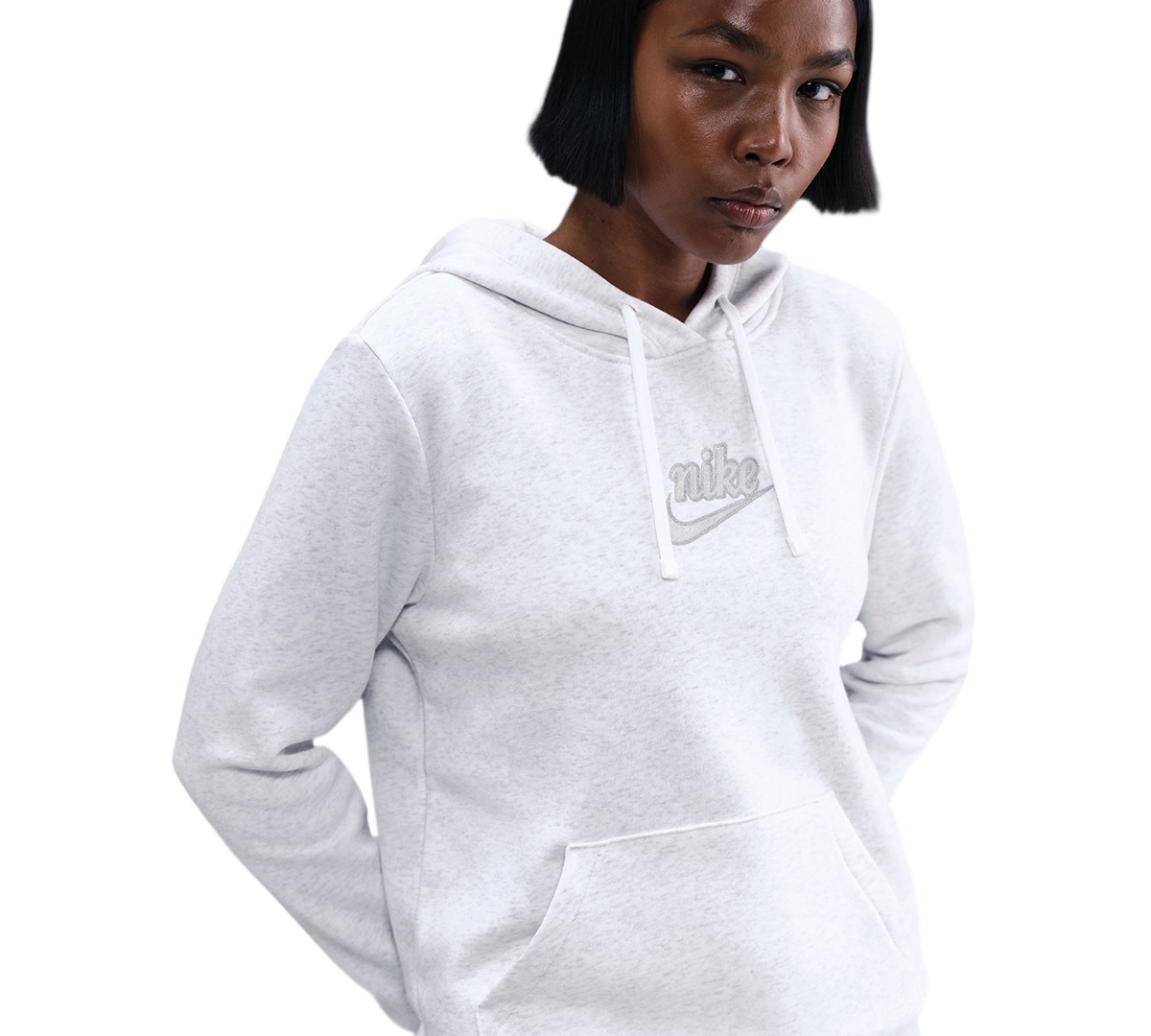 Nike Sportswear Women's Long Sleeve Pull-on Hoodie In White