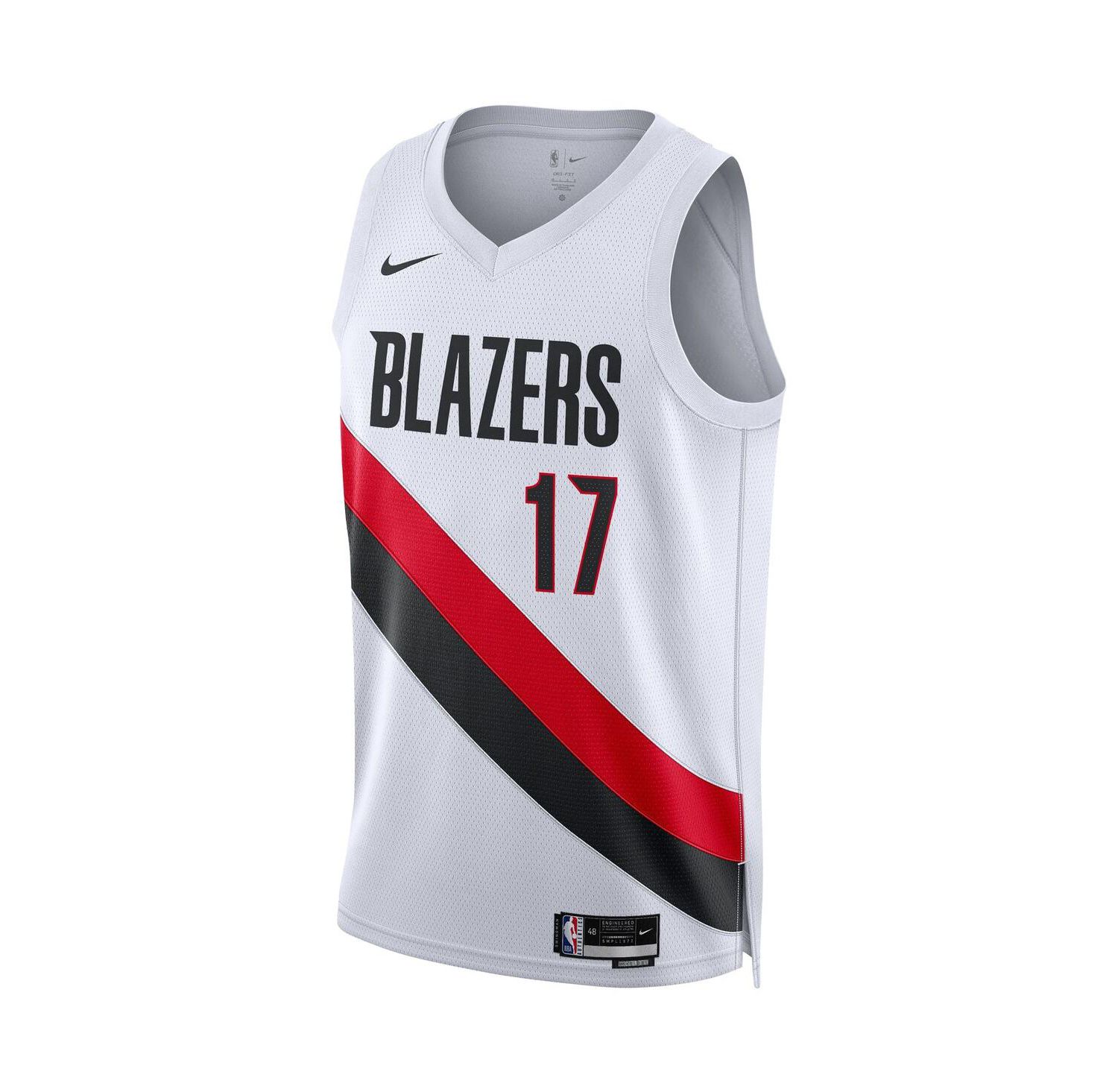 Men's and Women's Shaedon Sharpe White Portland Trail Blazers Swingman Player Jersey