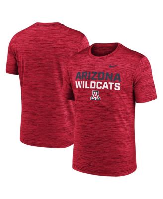 Nike - Men's Red Arizona Wildcats Campus Center Stack Velocity Dri-FIT T-Shirt