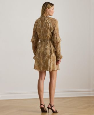 Women's Georgette Short Sleeve Dress