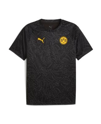 Men's Black Borussia Dortmund 2025/26 Pre-Match Training Jersey